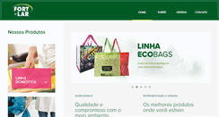 Desktop Screenshot of fortlar.ind.br